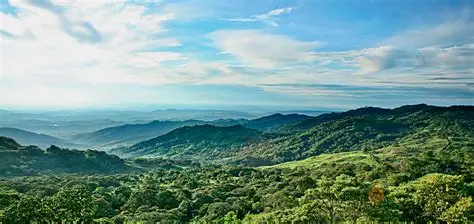 Paysage de la vallée du Cauca, Colombie